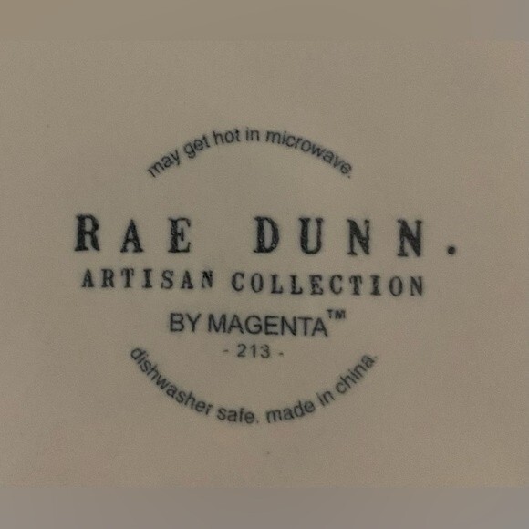 New in Box Rae Dunn Ceramic Artisan Guac and Salsa Bowl Set with 2 Bamboo Spoons - Picture 10 of 11